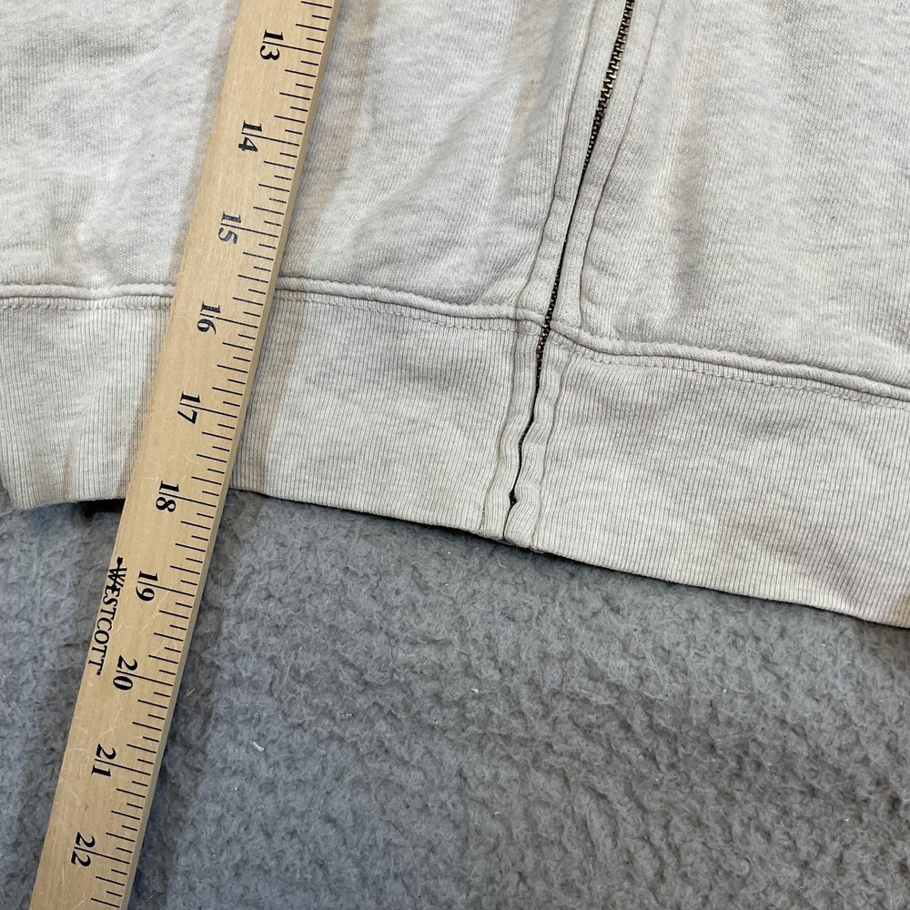 Polo Ralph Lauren Hoodie Boys 8 Gray POLO Applique Full Zip Hooded Embroidered - Picture 6 of 9